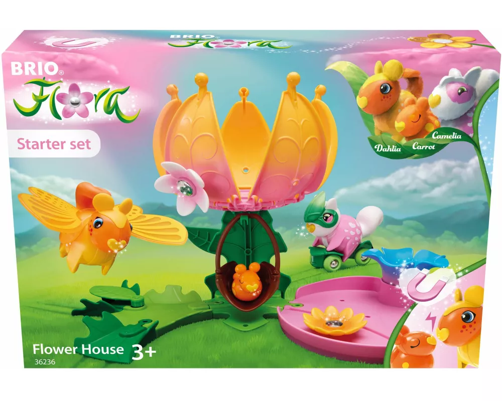 BRIO Flora - 36236 Starter-Set Blumenhaus | Spielzeug für endlosen fantasievollen Spielspaß für Mädchen und Jungen ab 3 Jahren
