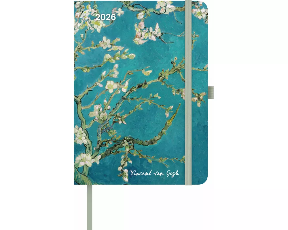 teNeues - ArtDiary Vincent van Gogh 2026 – Buchkalender 16x22 cm | ArtDiary Wochenkalender mit Meisterwerken für Van-Gogh-Fans & Kunstliebhaber
