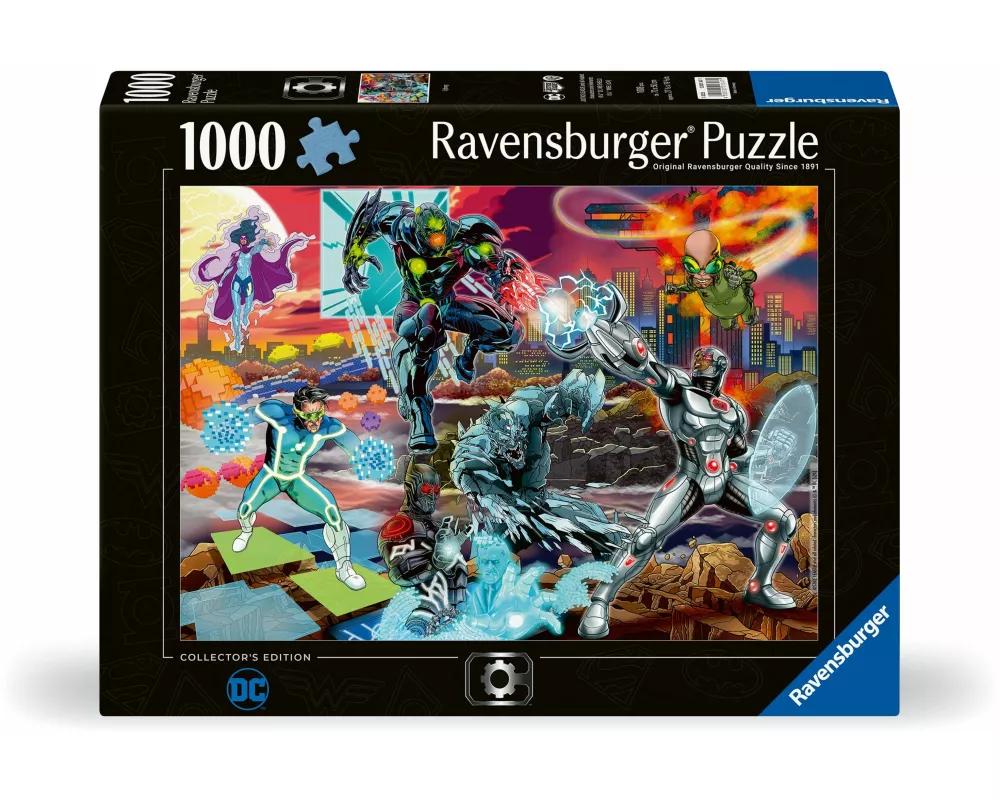 Erwachsenenpuzzle 1000 Teile - Justice League - Cyborg