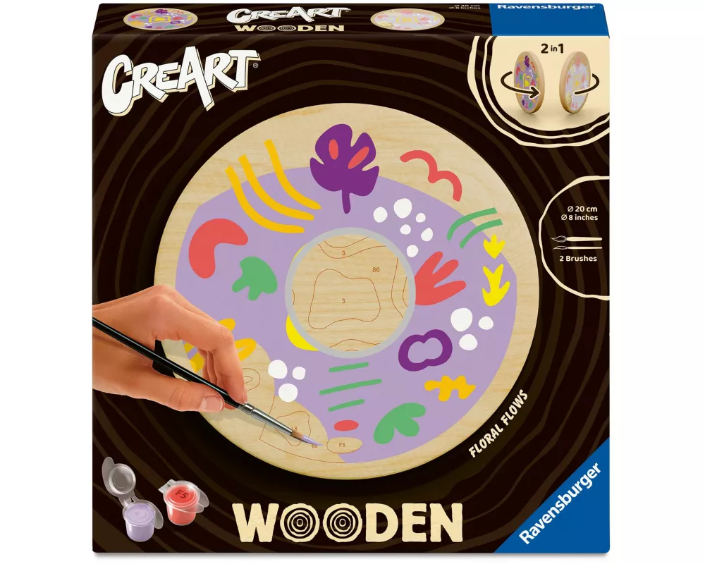 CreArt Wooden - Florale Ströme