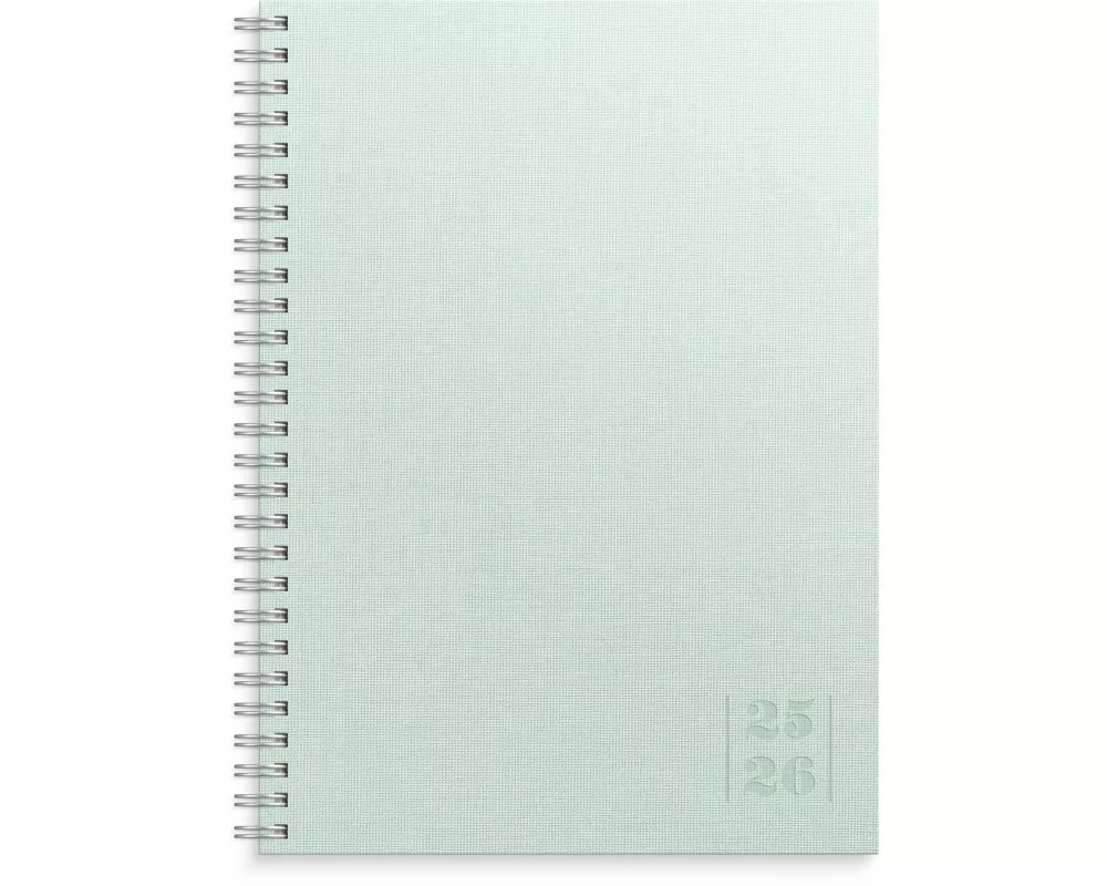 Burde Senator A5 Textil Grün Schülerkalender 2025/2026