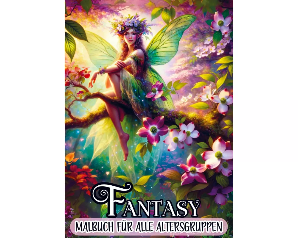 Malbuch für alle Altersgruppen - Fantasy