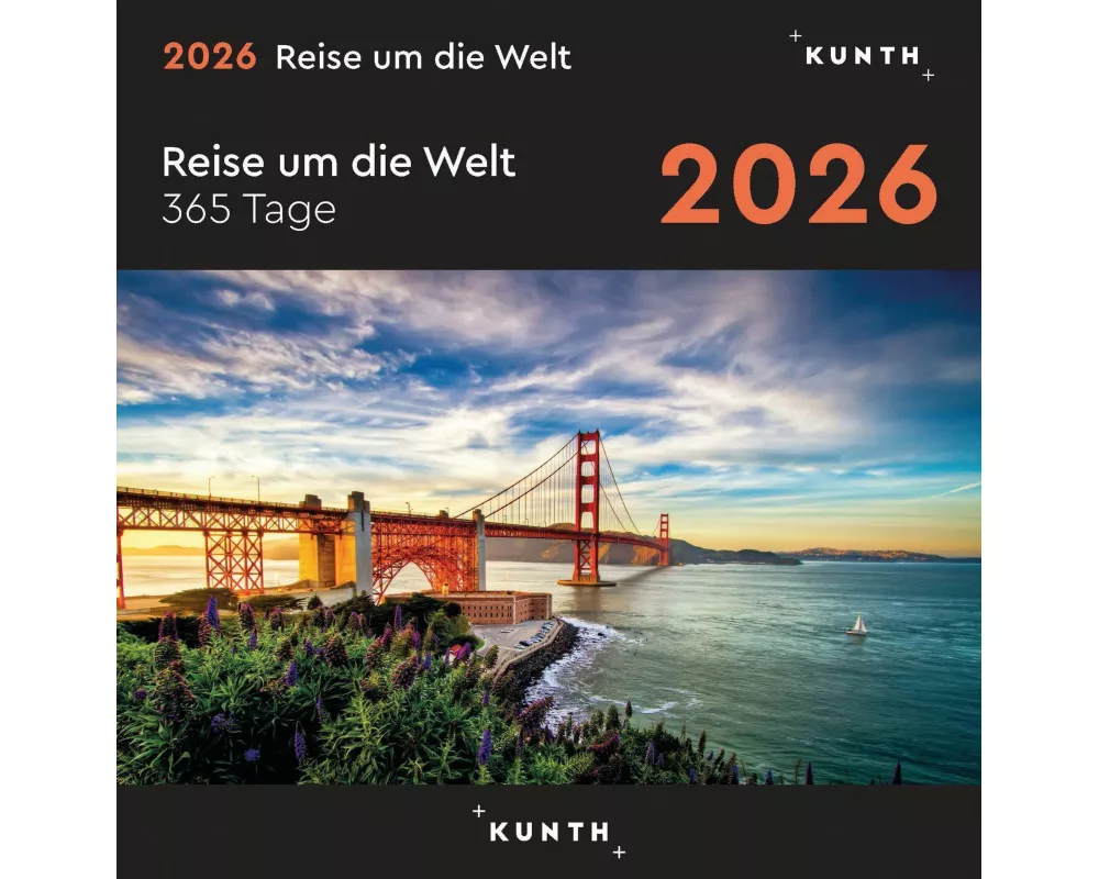 Reise um die Welt - KUNTH 365-Tage-Abreißkalender 2026
