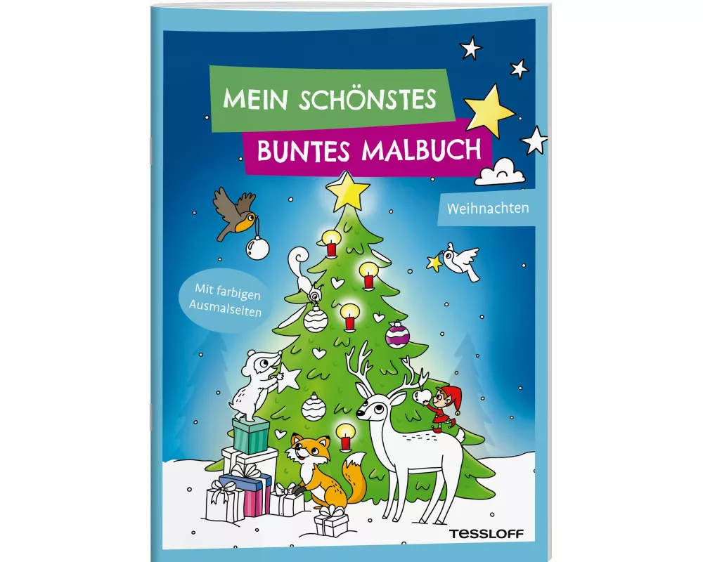 Mein schönstes buntes Malbuch. Weihnachten