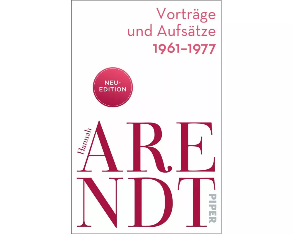 Vorträge und Aufsätze 1961–1977