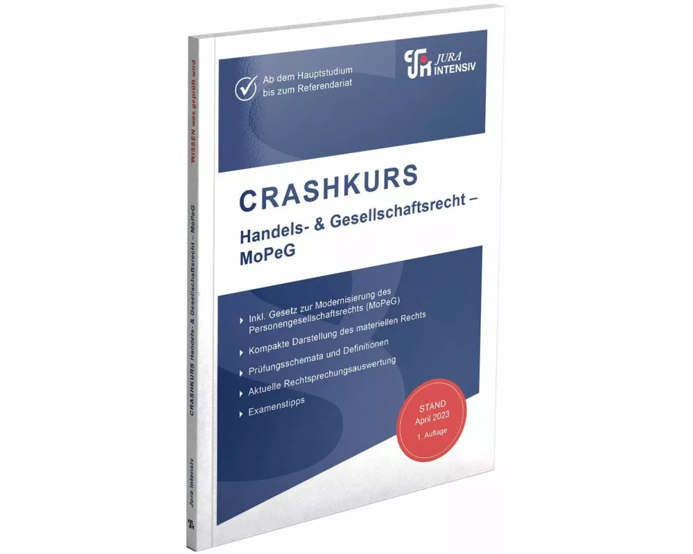 CRASHKURS Handels- & Gesellschaftsrecht - MoPeG
