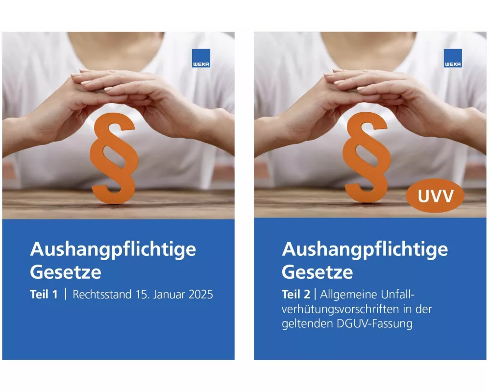 Aushangpflichtige Gesetze