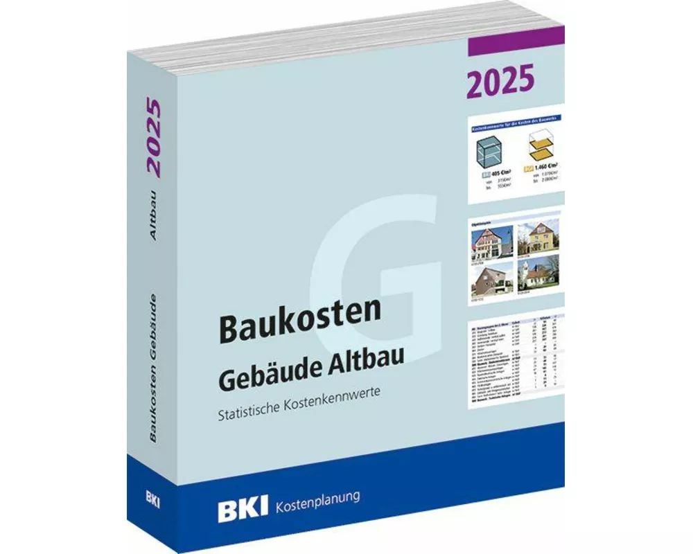 BKI Baukosten Gebäude Altbau 2025