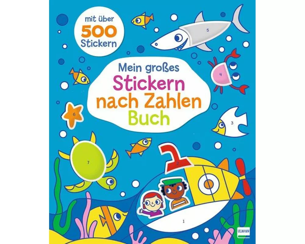 Mein großes Stickern-nach-Zahlen-Buch