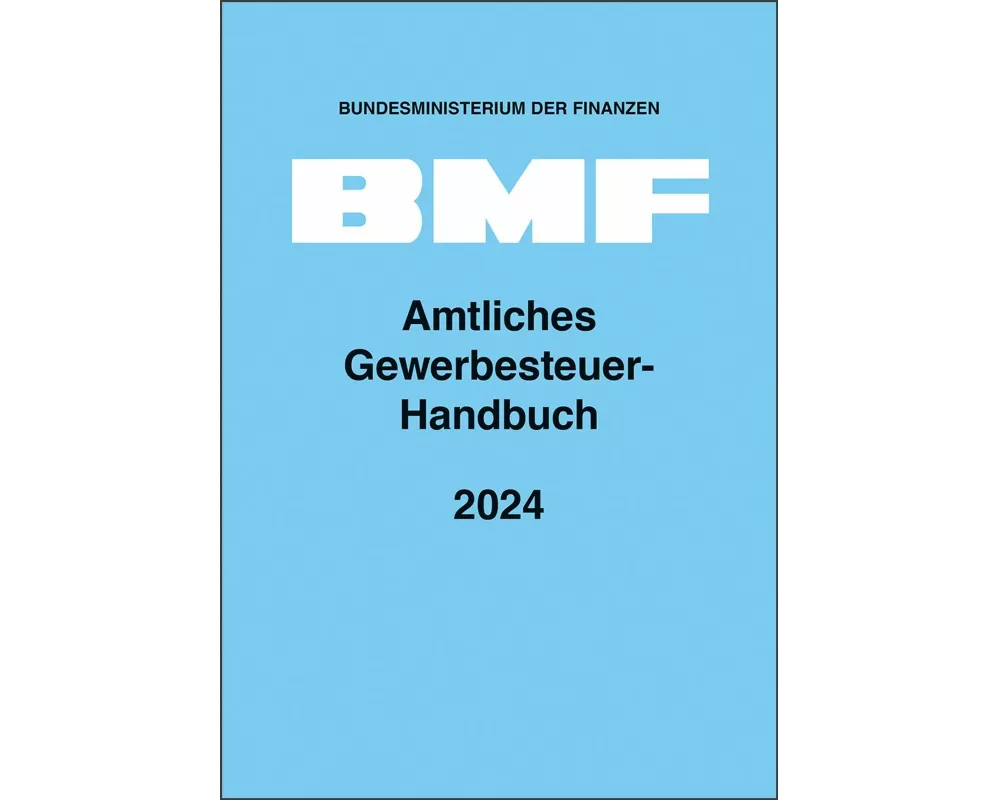 Amtliches Gewerbesteuer-Handbuch 2024