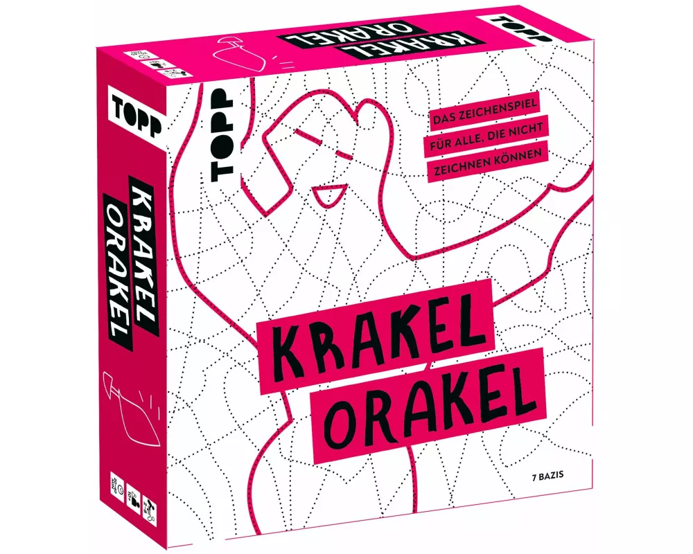 Krakel-Orakel – Das Zeichenspiel für alle, die nicht zeichnen können. Nominiert zum Spiel des Jahres 2025