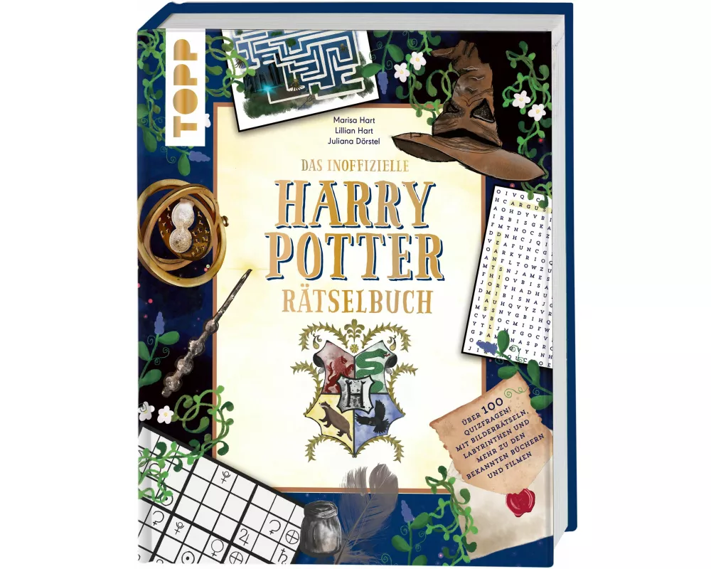 Das inoffizielle Rätselbuch für Potter-Fans. Über 100 Quizfragen, Bilderrätsel, Labyrinthe und mehr zu den bekannten Büchern und Filmen