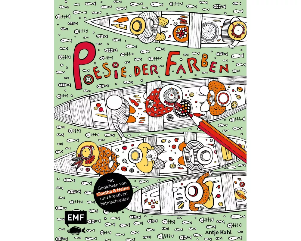 Ausmalbuch: Poesie der Farben
