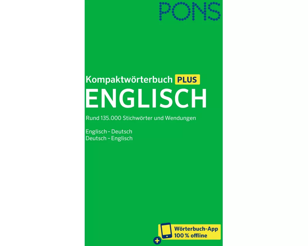 PONS Kompaktwörterbuch Englisch