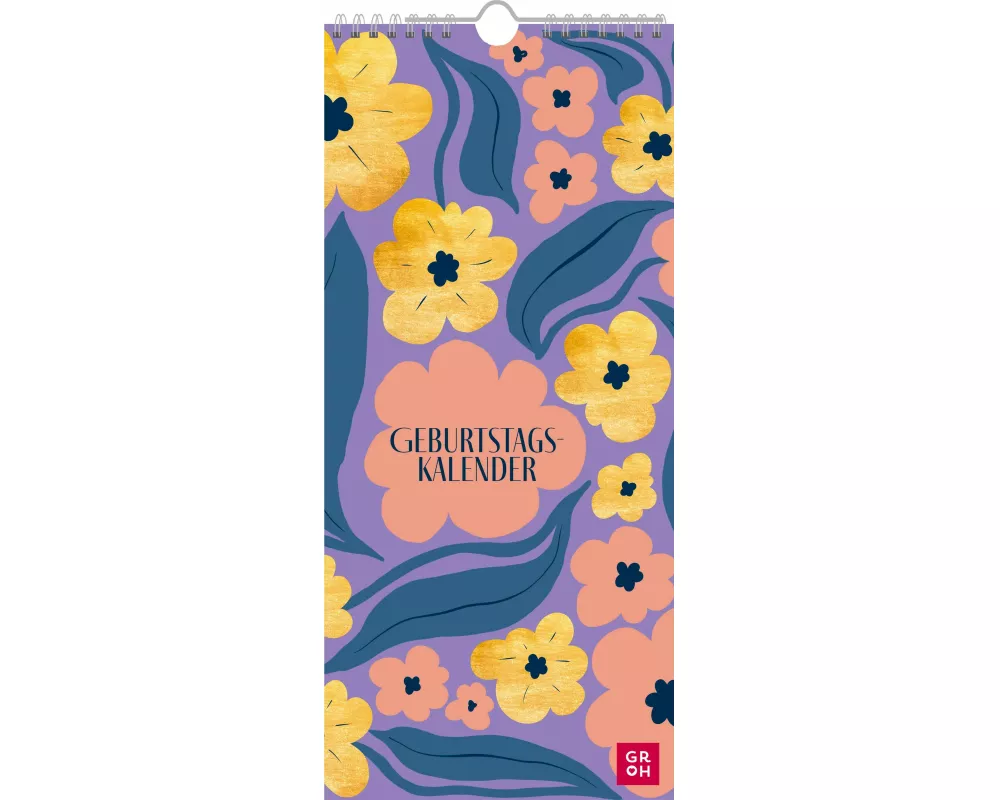 Immerwährender Geburtstagskalender Blumen