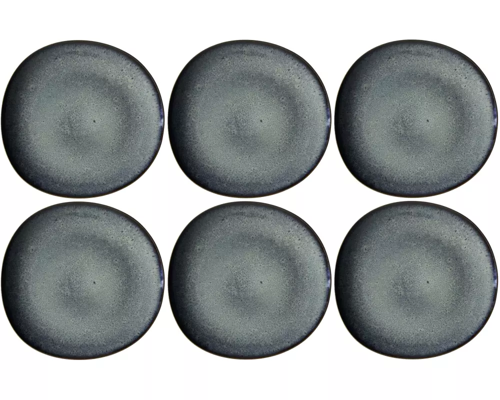 Villeroy & Boch Speiseteller Lave Ø 28 cm, 6 Stück, Grau