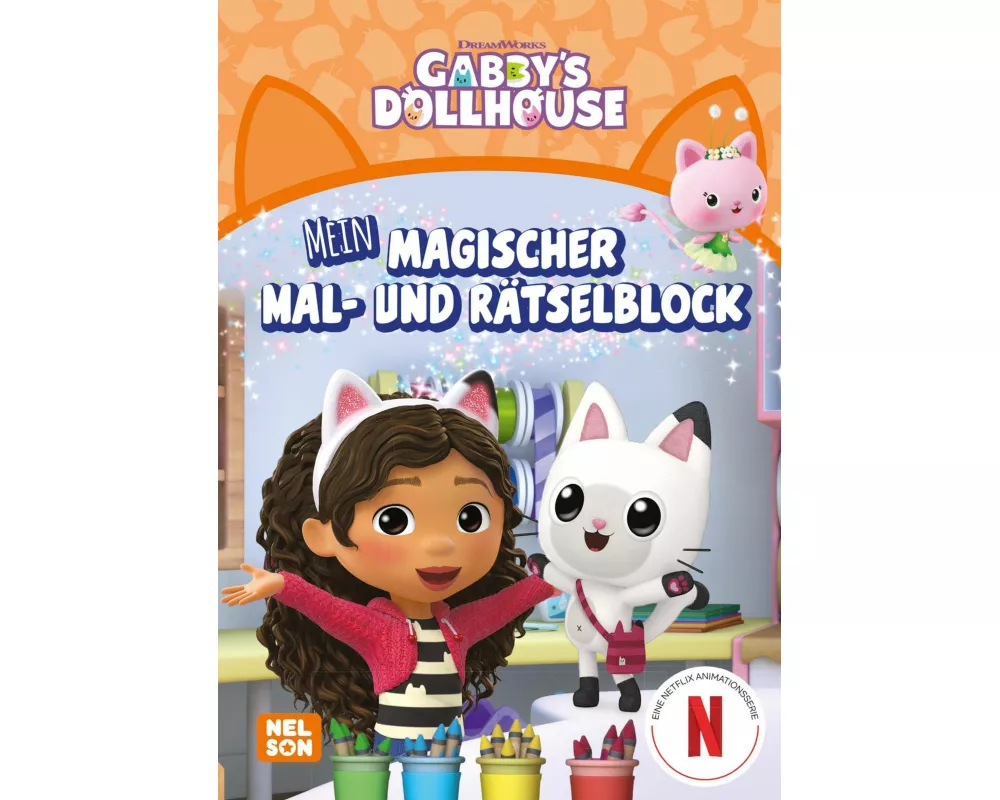 Gabby's Dollhouse: Mein magischer Mal- und Rätselblock