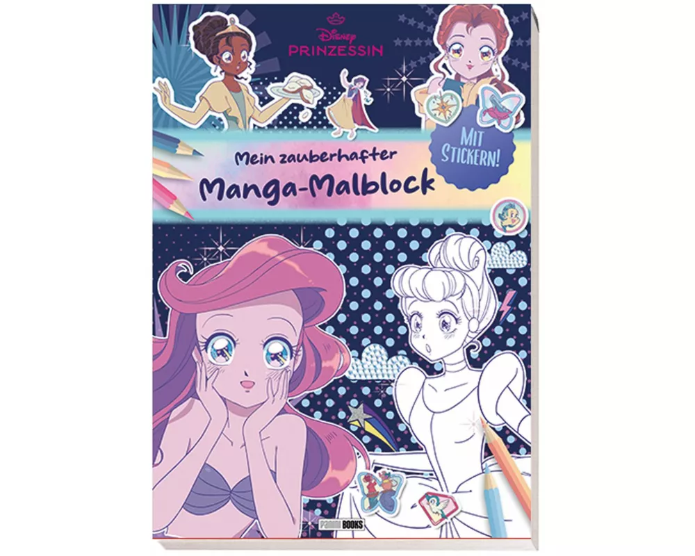 Disney Prinzessin: Mein zauberhafter Manga-Malblock