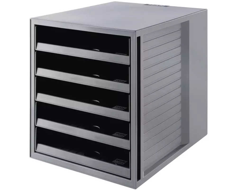 HAN Schubladenbox Karma A4 Schrank-Set, Grau