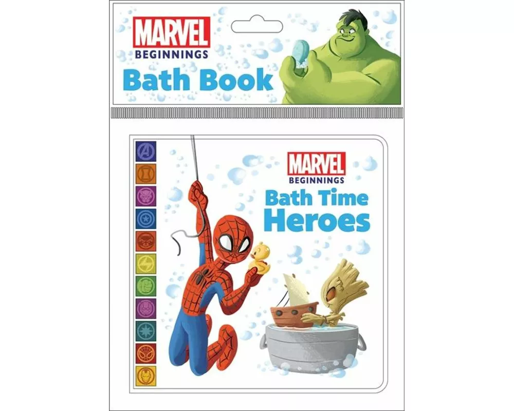 Marvel Beginnings: Bath Time Heroes Bath Book