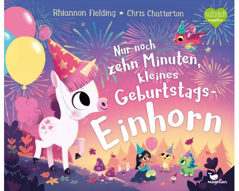 Nur noch zehn Minuten, kleines Geburtstagseinhorn