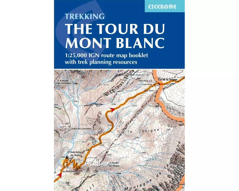 Tour du Mont Blanc Map Booklet