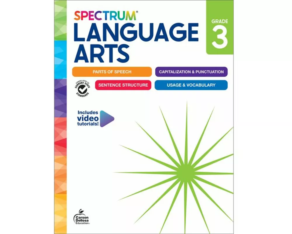 Spectrum Language Arts Workbook Grade 3