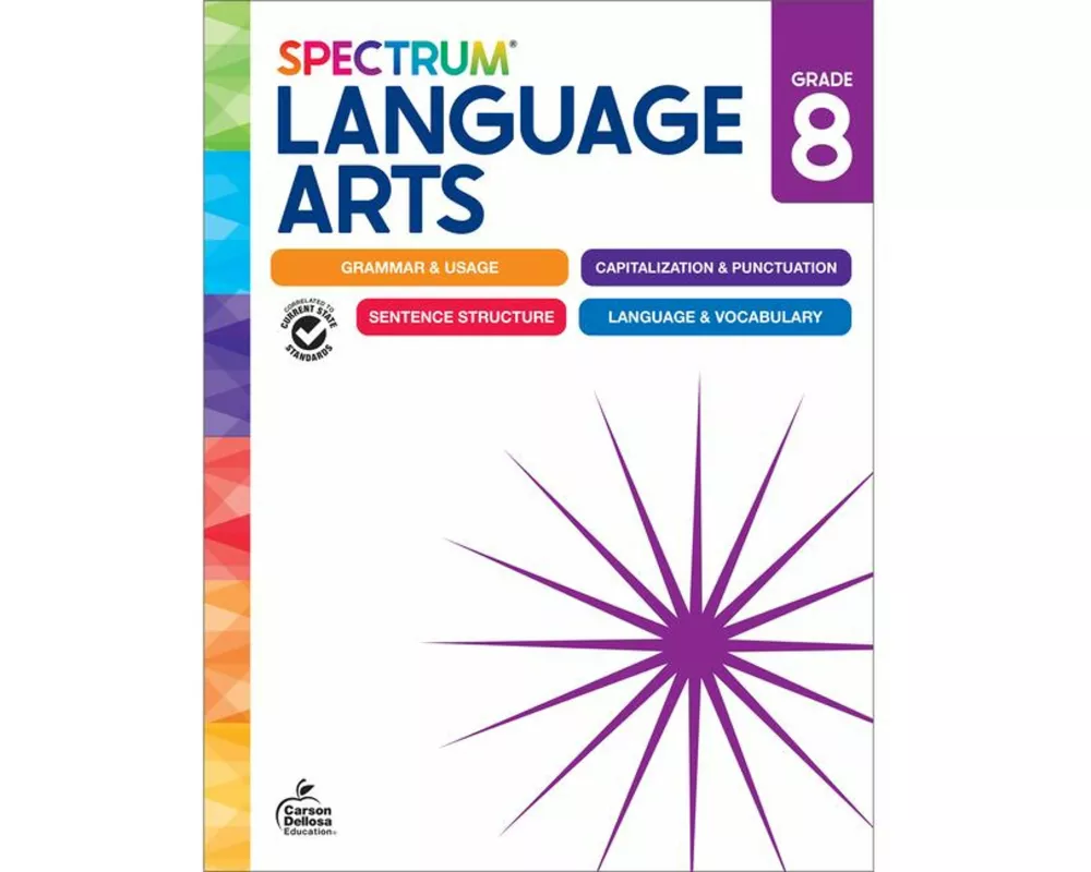Spectrum Language Arts Workbook Grade 8