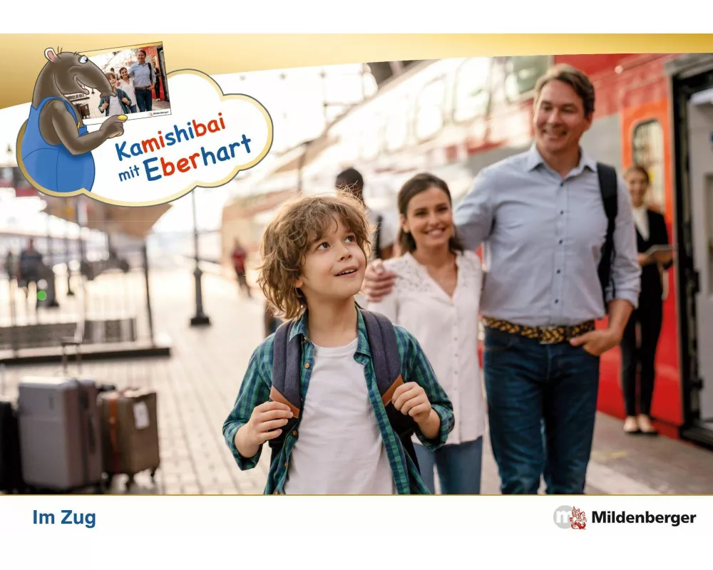 Kamishibai mit Eberhart - Im Zug - Set
