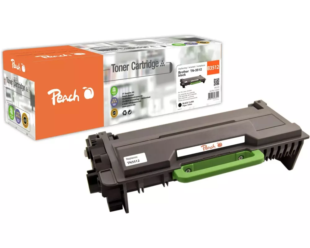 Peach Toner Brother TN-3512 XXL Black