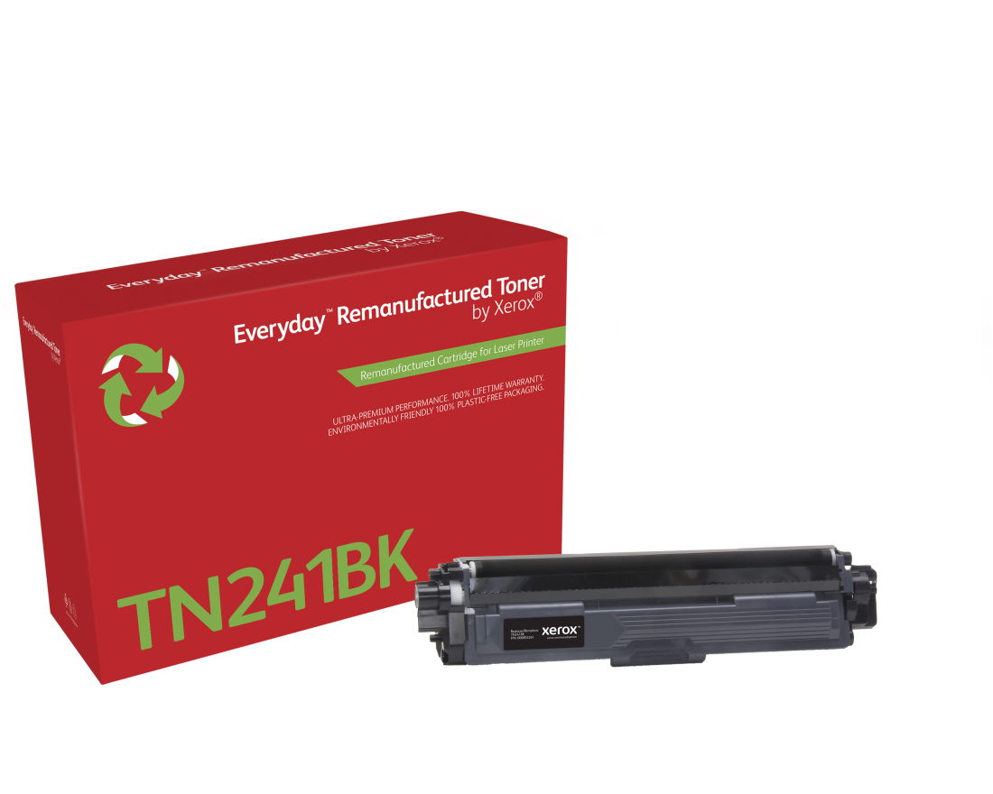 Everyday™ Schwarz wiederaufbereiteter Toner von Xerox, kompatibel mit Brother TN241BK, Standardkapazität