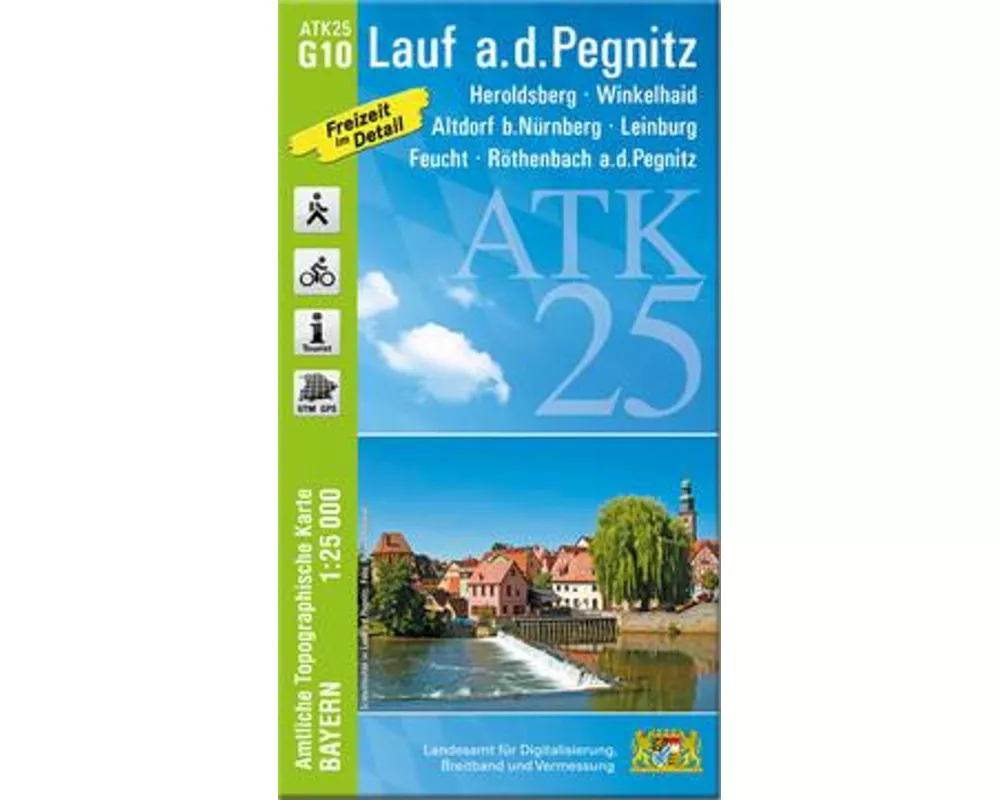 ATK25-G10 Lauf a.d.Pegnitz (Amtliche Topographische Karte 1:25000)