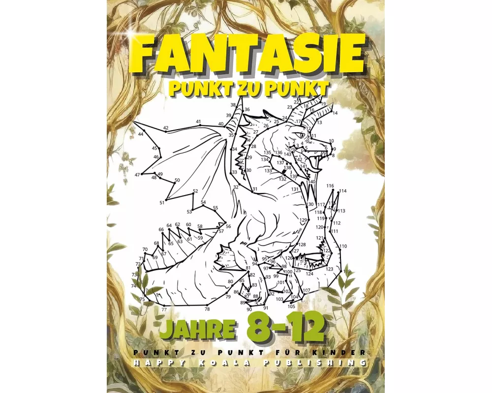 Fantasie Punkt zu Punkt Buch für Kinder ab 8-12 jahren