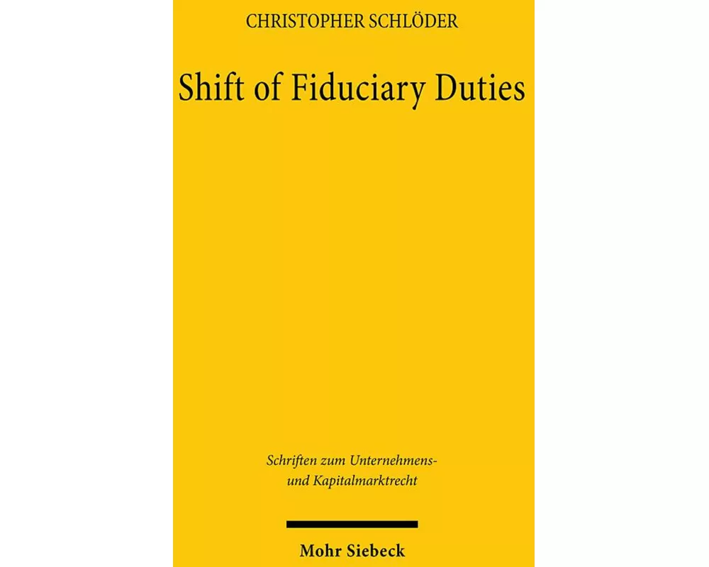 Shift of Fiduciary Duties
