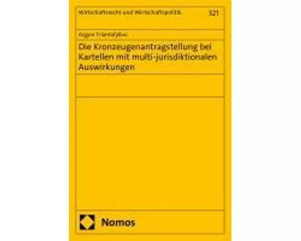 Die Kronzeugenantragstellung bei Kartellen mit multi-jurisdiktionalen Auswirkungen