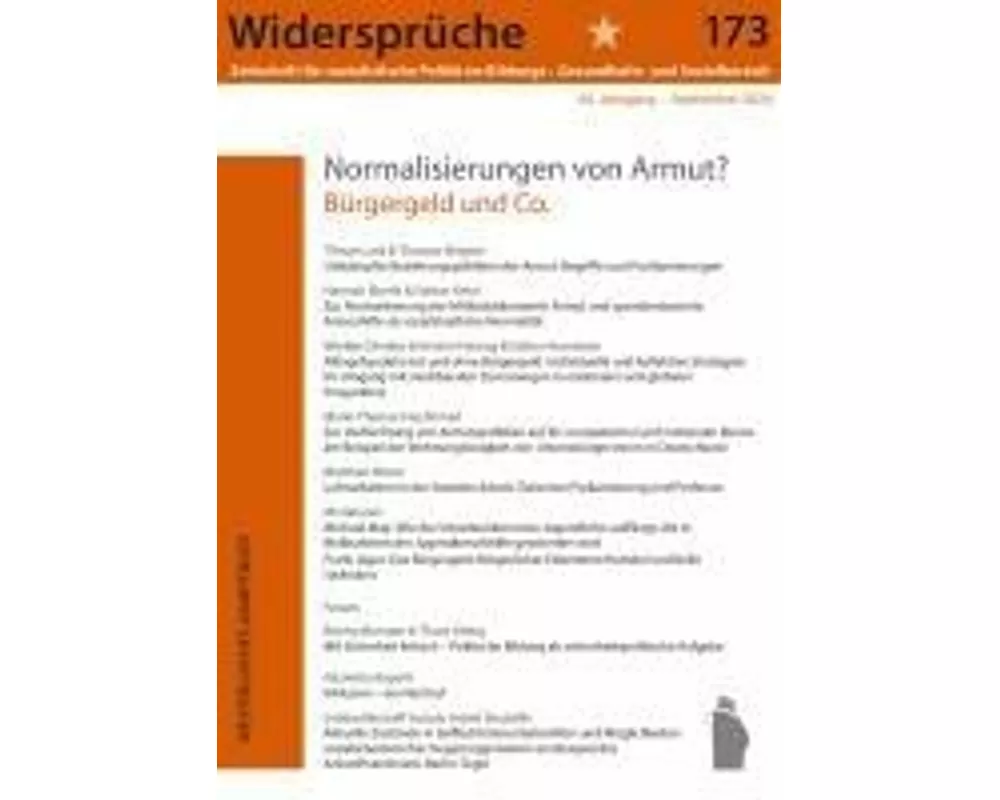 Normalisierungen von Armut?