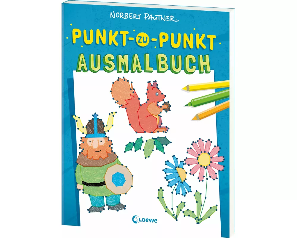 Punkt-zu-Punkt-Ausmalbuch (blau)
