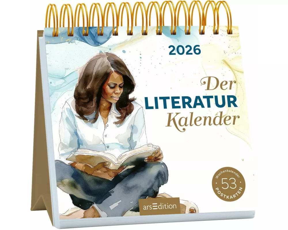 Postkartenkalender Der Literaturkalender 2026