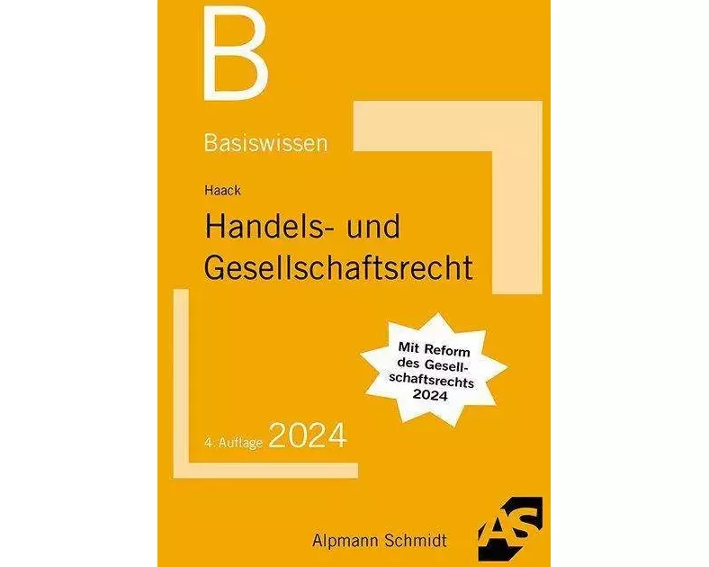 Basiswissen Handels- und Gesellschaftsrecht
