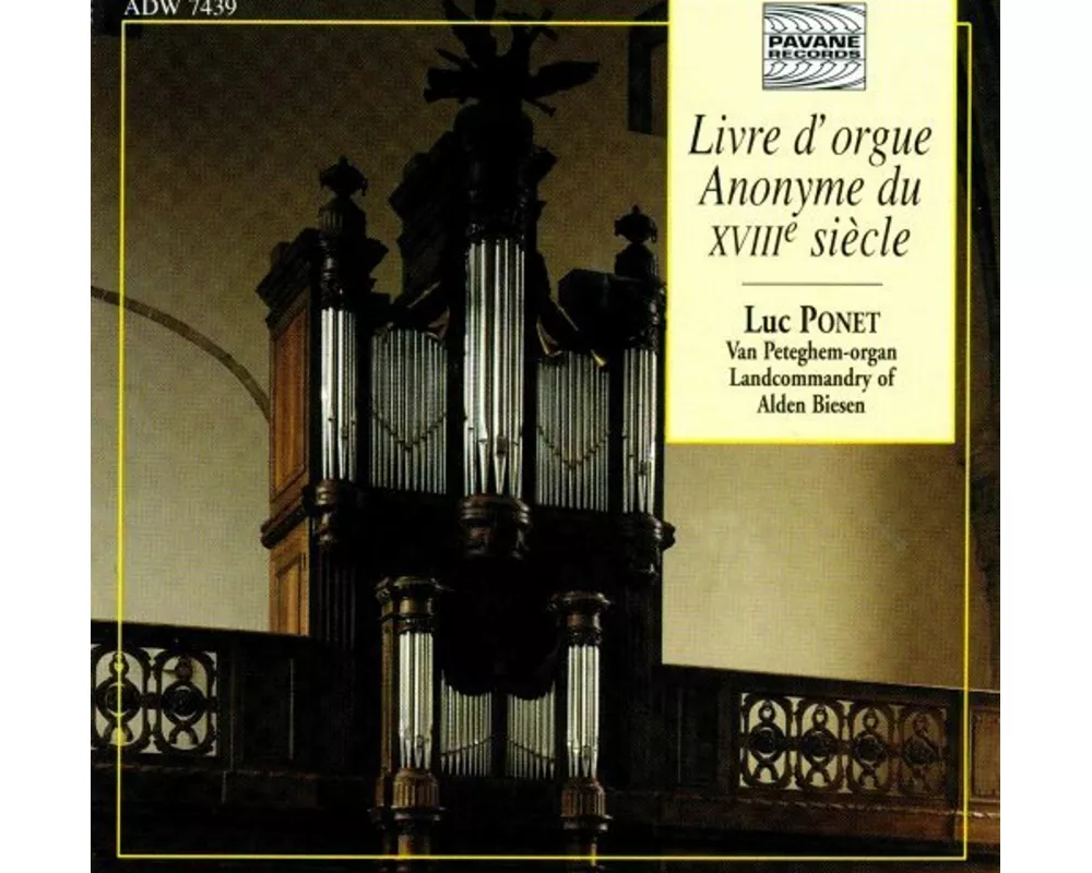 Livre d'Orgue Anonyme (18.Jh.)