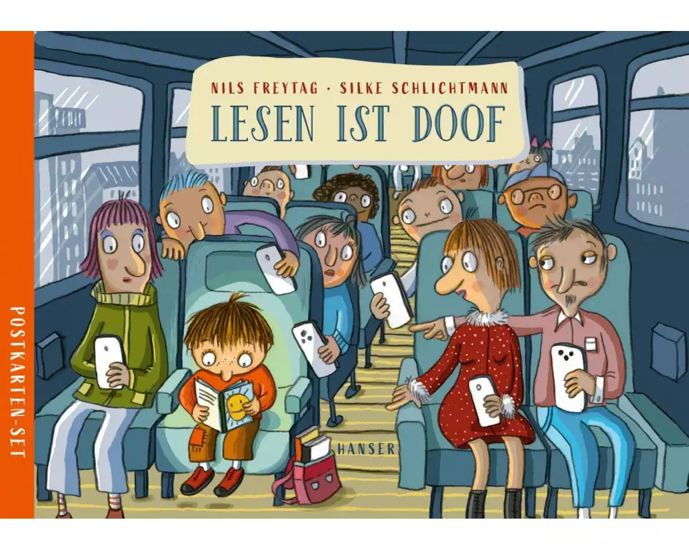Lesen ist doof Postkarten-Set