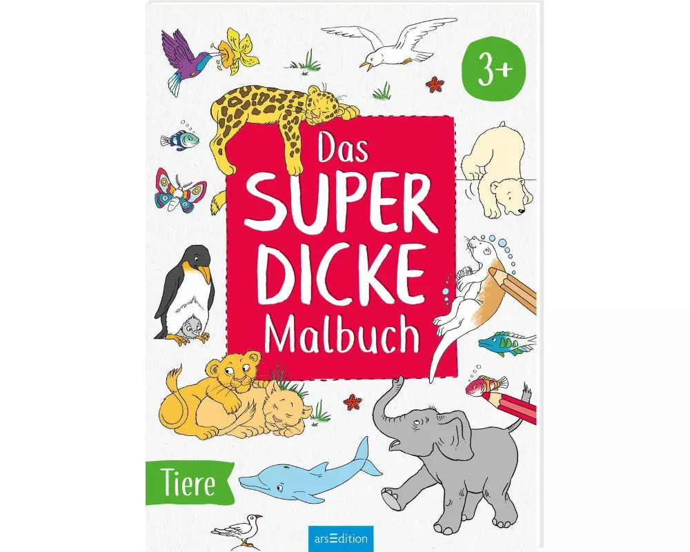 Das superdicke Malbuch – Tiere