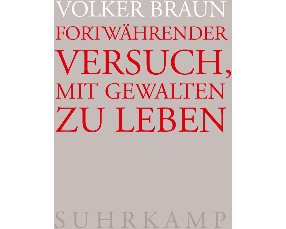 Fortwährender Versuch, mit Gewalten zu leben