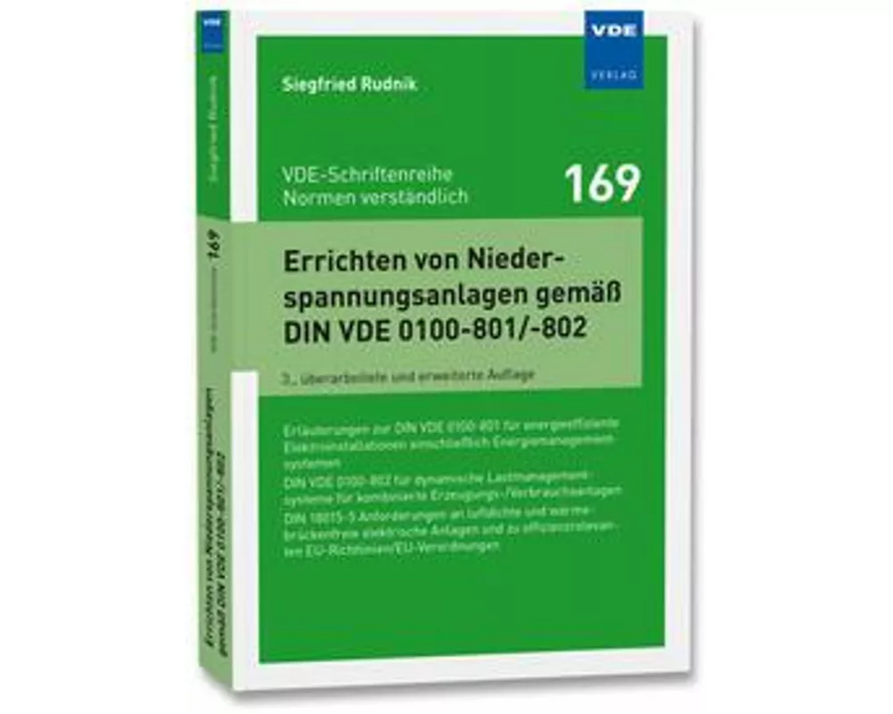 Errichten von Niederspannungsanlagen gemäß DIN VDE 0100-801/-802