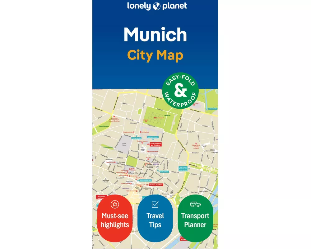 Lonely Planet Munich City Map
