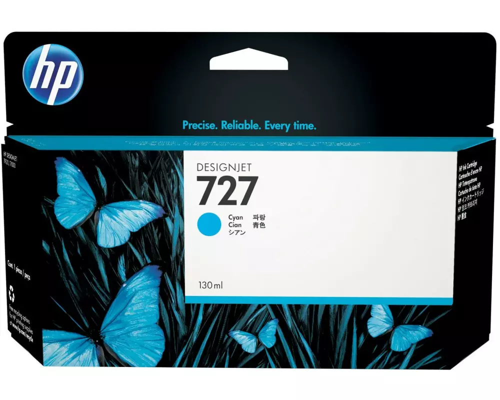 HP Tinte Nr. 727 (B3P19A) Cyan