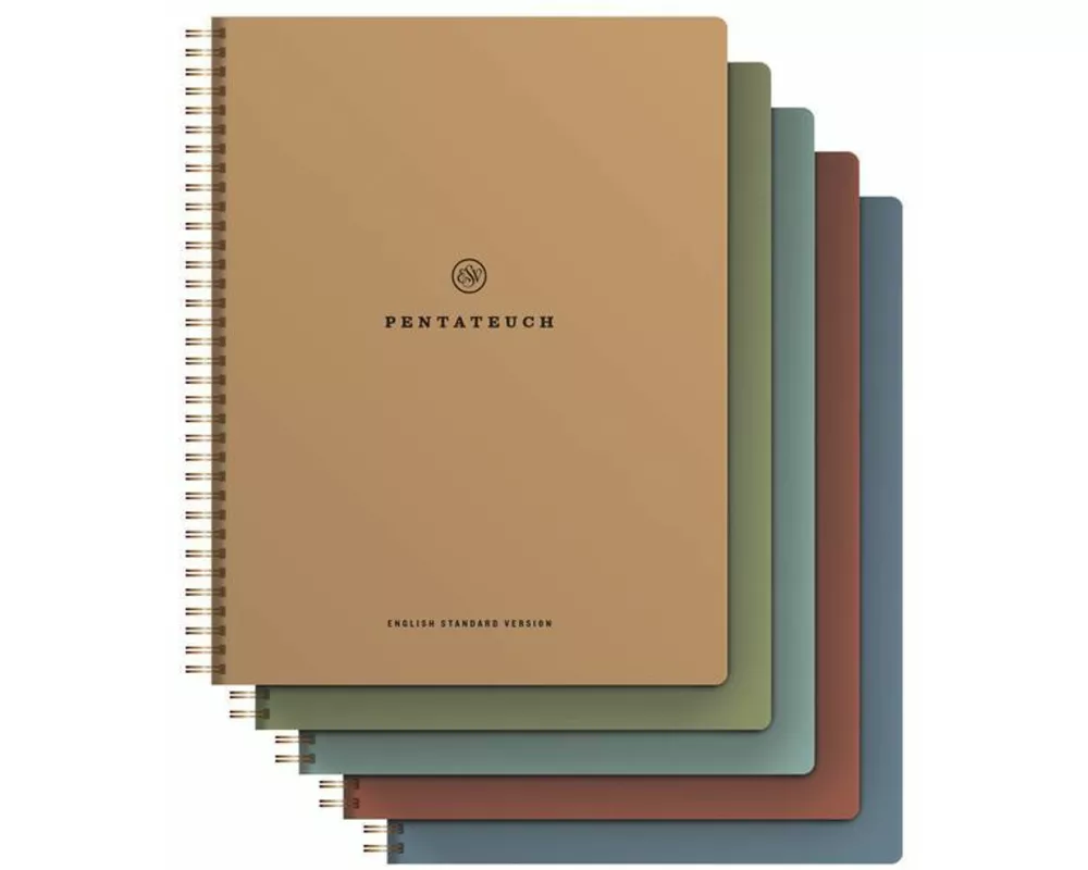 ESV Spiral-Bound Journaling Bible, Five-Volume Set
