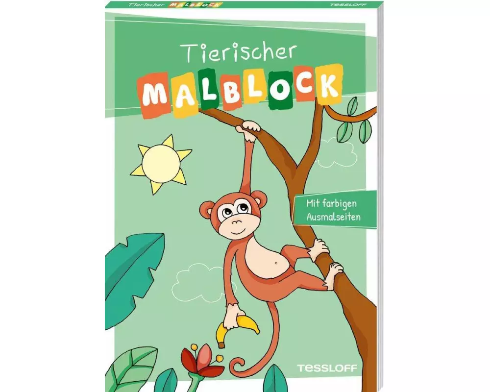 Tierischer Malblock