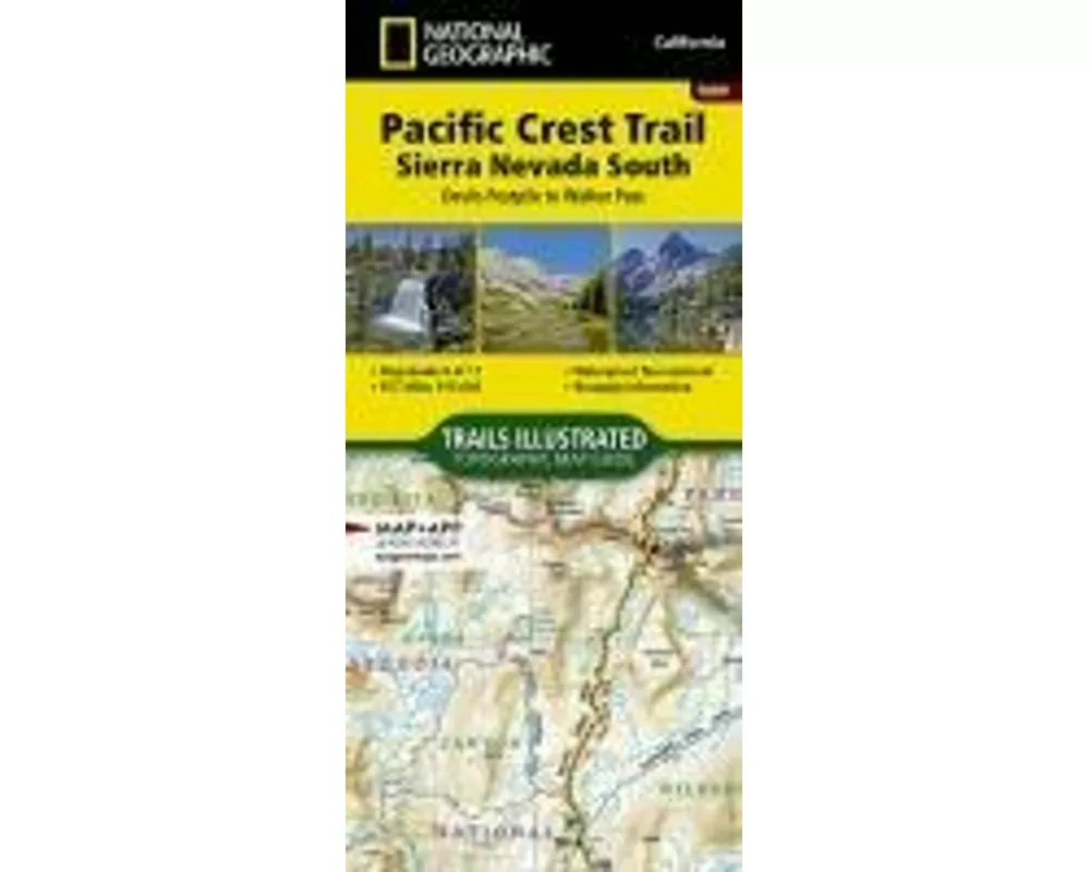 Pacific Crest Trail: Sierra Nevada South Map [Devil's Postpile to Walker Pass]