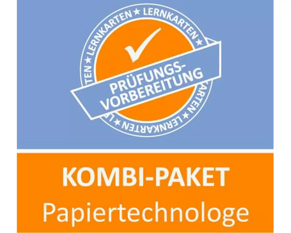 Kombi-Paket Papiertechnologe Lernkarten